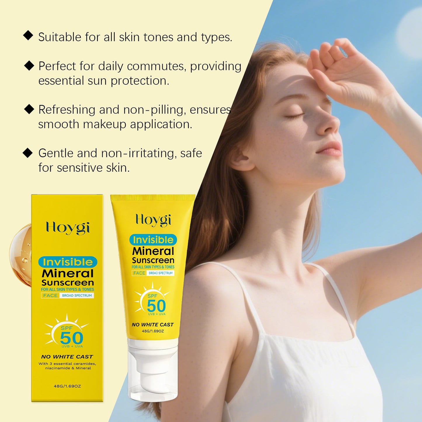 Post-Breakout Shield — Daily Mineral Sun Protection SPF 50
