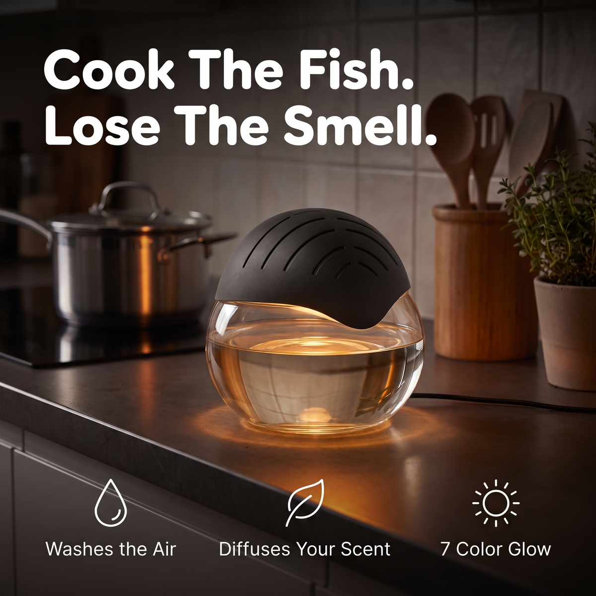 Cook the fish, lose the smell